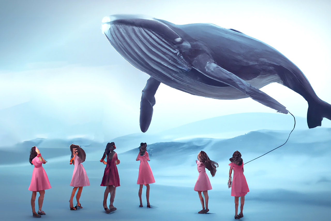 לוויתן עם נשים בורוד דאלי 2