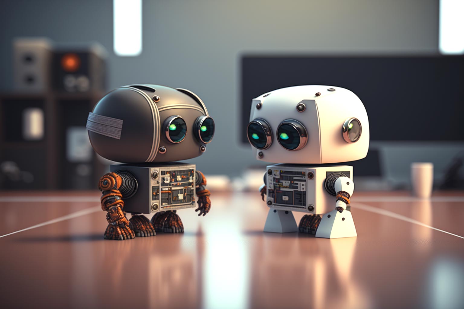 שני רובוטים